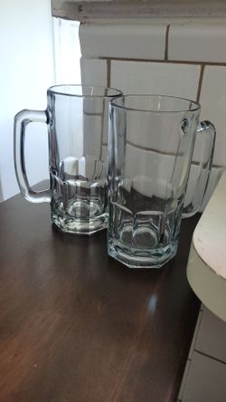 Glass Beer Mugs