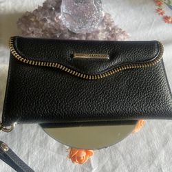 Rebecca Minkoff Black Leather Phone Case-Mate iPhone 7 