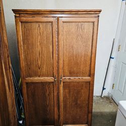 Solid Oak Cabinet
