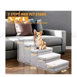 BRAND NEW..Pampered Pet Dog 2 In 1  Dog Stairs And Storage