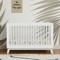 Scoot 3-in-1 Convertible Crib with Toddler Bed Conversion Kit