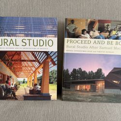 Architecture Book Collection including Samuel Mockbee Rural Studio and Samuel Mockbee and Rural Studio after Samuel Mockbee