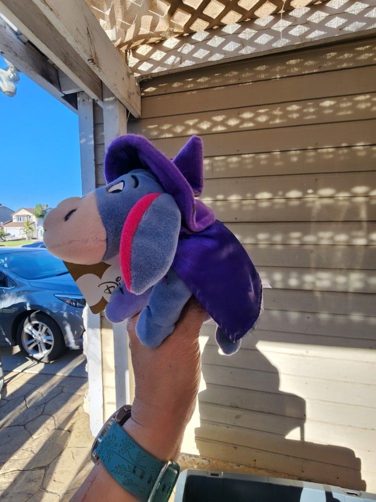 vintage Disney store eeyore witch plush doll collectible halloween