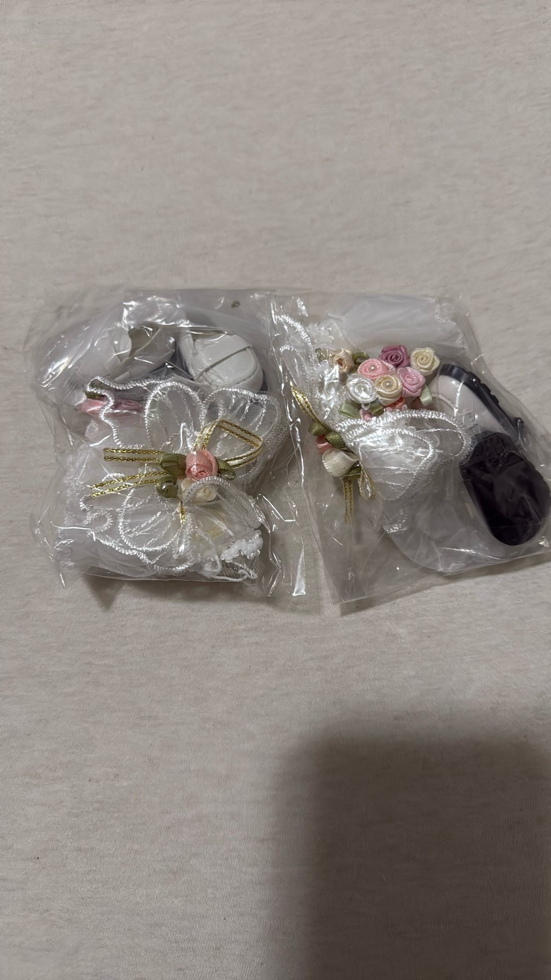 Two Piece White Dress For Plushy Dolls