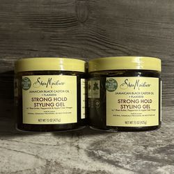Shea Moisture Jamaican Black Castor Oil + Flaxseed Strong Hold Styling Gel 15 Oz $6 Each 
