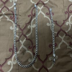Men’s Chain And Bracelet Set 