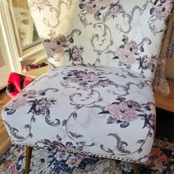 Floral Accent Chair 