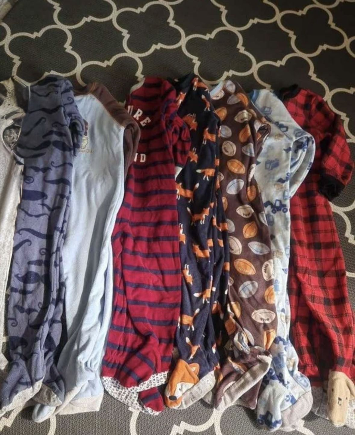 Carters Zipper Pjs 2t