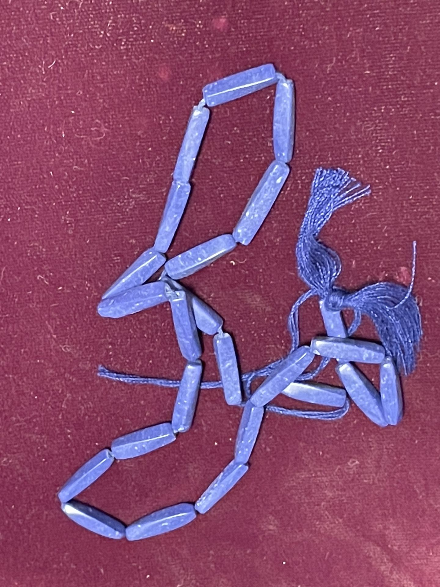 Strand Of Blue Lapis Beads 