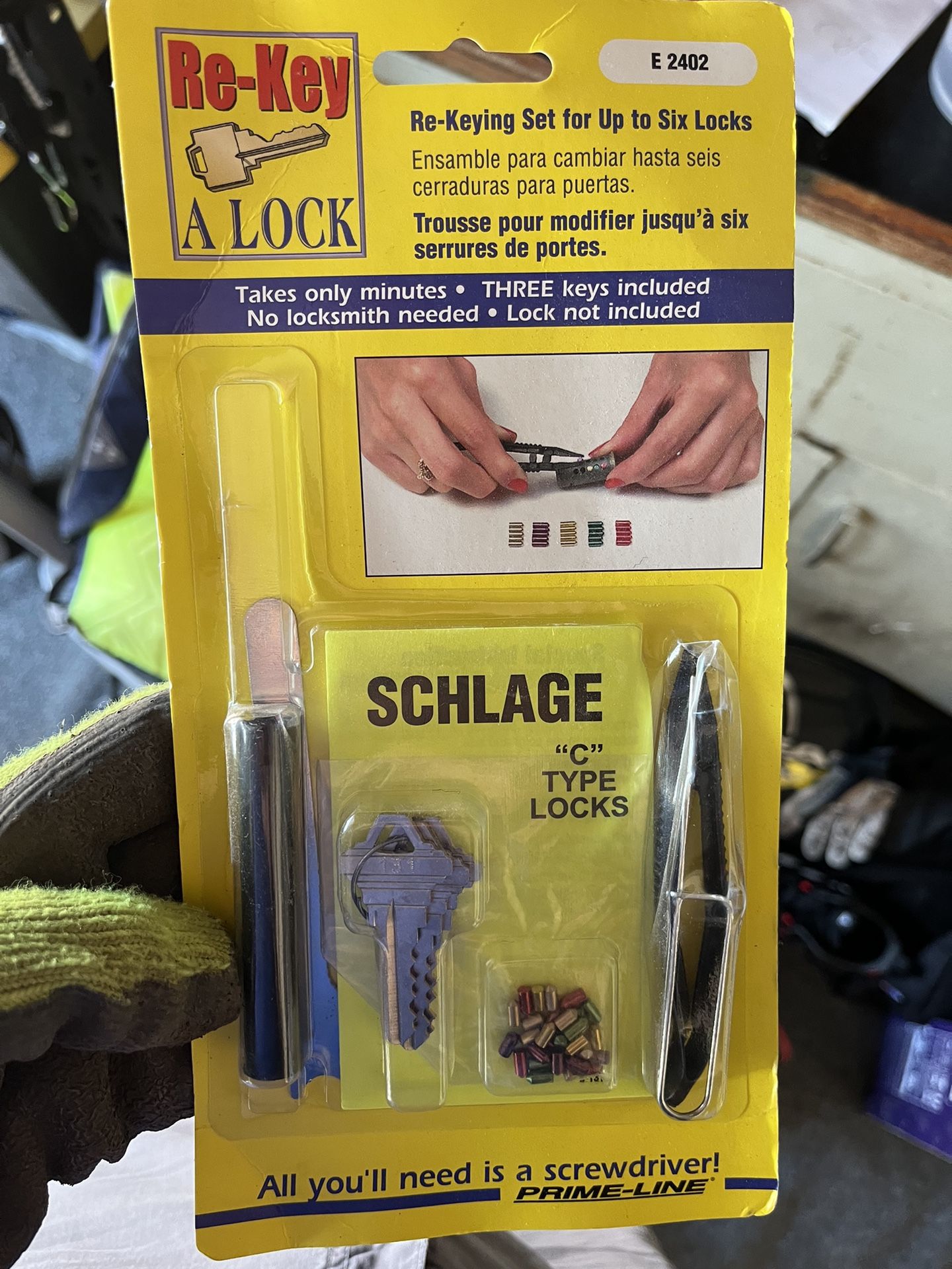 Re-Key Key Complete Set For Schalge Locks