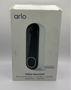 Brand NEW Arlo Video Doorbell-2nd Generation In Original Box 📹Read FULL Description Below📹