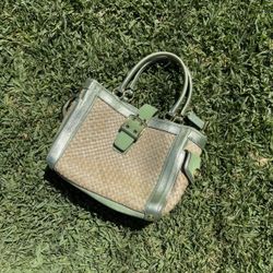 Coach Rattan Tote Bag