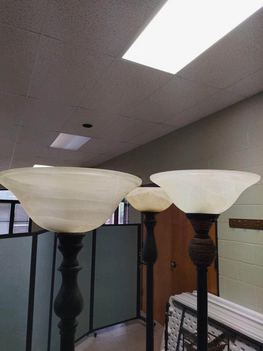 Trio of Floor Lamps
