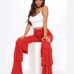 NWT 🔥 Fashionova layers to love flare pants size L