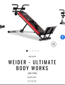 Weider Ultimate Body Works (home Gym)