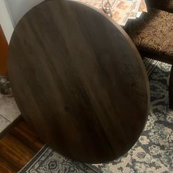  Table Brown Round