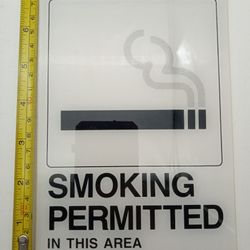 Smoking Permitted Sign