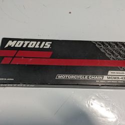 Factory New Motolis Motorcycle Chain MCMX-420-128
