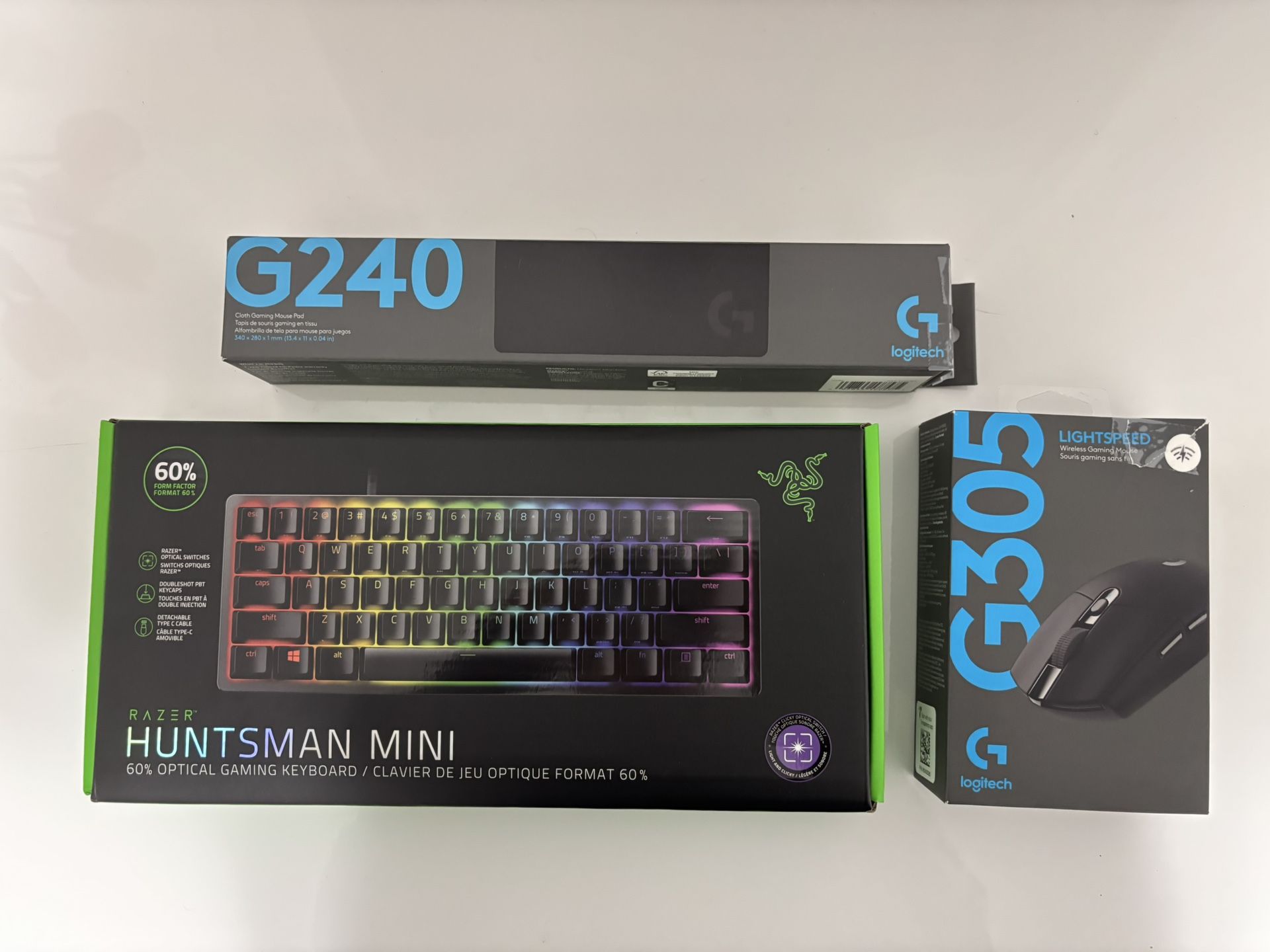 Razer Keyboard & Logitech Mouse