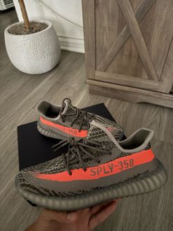 Size 8 grey & orange