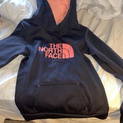 Pink North Face Hoodie