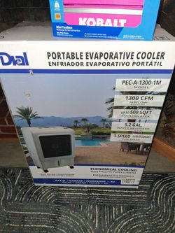 Dial potable evaporative cooler 100$ new