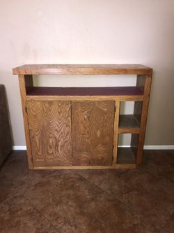 Oak cabinet/ entertainment center