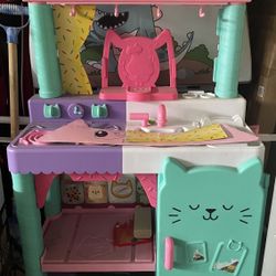 Childrens kitten themed kitchen set