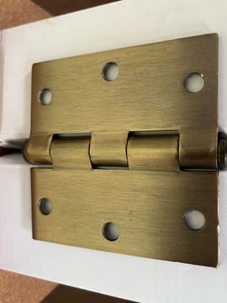 Door hinges: Emtek 3.5 in square