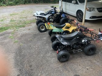 Kids 110cc Chines Atv’s Oil Cooled With Radiators Geared Up 35-45mph