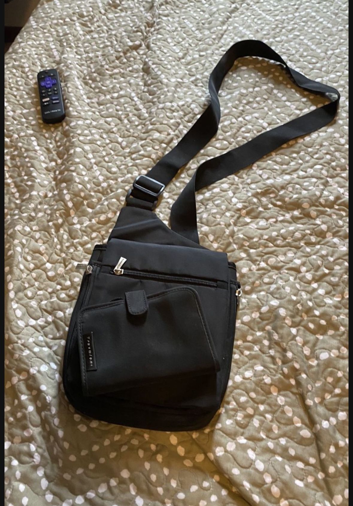 Vintage Travelon Crossbody Purse & ID Holder Set