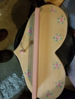 24inch book shelf or nik nak shelf w hook