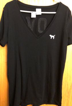 Love pink brand new bling shirt size medium new with tags