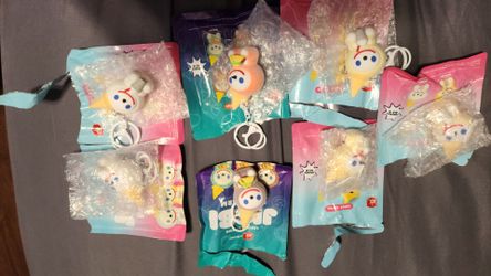 Jack in the Box Jumbi Sweet Series Keychains – Lot of 6