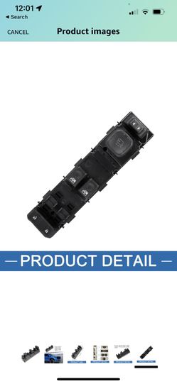 A ABSOPRO Front Left Drive Side Car Power Window Switch 1 10398567 Lift Button Panel Master Control Switch for GMC Sierra 1500 Classic 2007