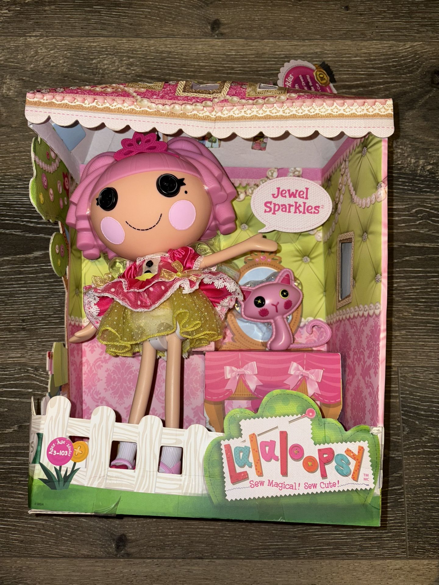 jewel sparkles lalaloopsy in box