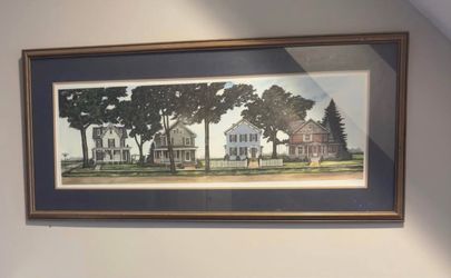C.J. Brown "Rural Neighborhood Oak Street" Signed by Artist Numbered Lithograph 190/500