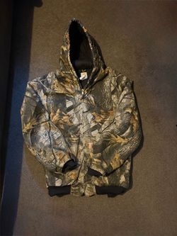 Carhartt Camo Hooded Zip-Up Jacket