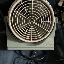 Breeze Machine Compact Portable Floor/Table 2 Speed Fan- 10”