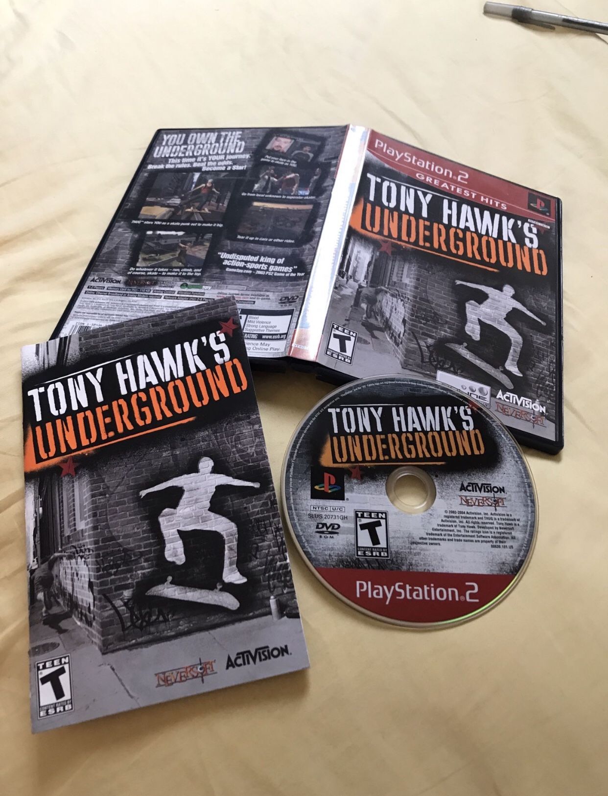 Tony Hawks Underground (playstation 2)