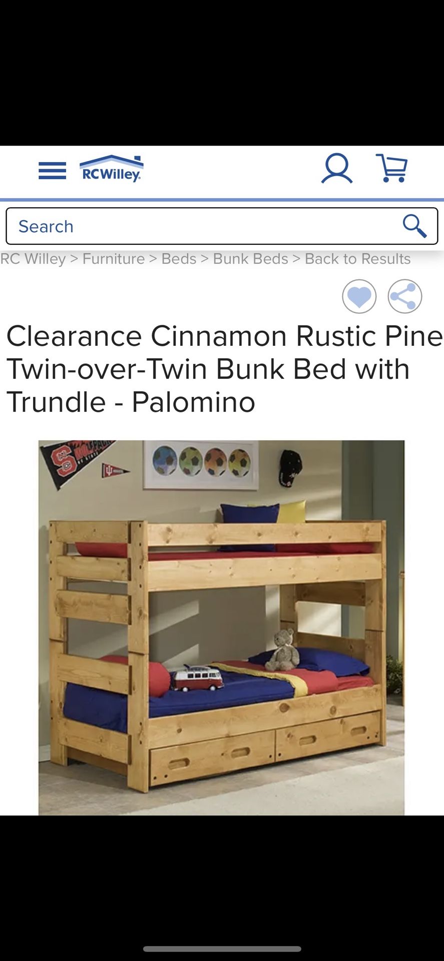 RcWilley Bunk Beds