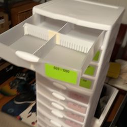 Sterlite 3 Tier Plastic Drawer Storage 