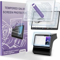 Screen Protector for Tesla Model Y Juniper ‘25 & ‘26 / Model 3 Highland ‘24 - ‘26 (15.5” Display Only)