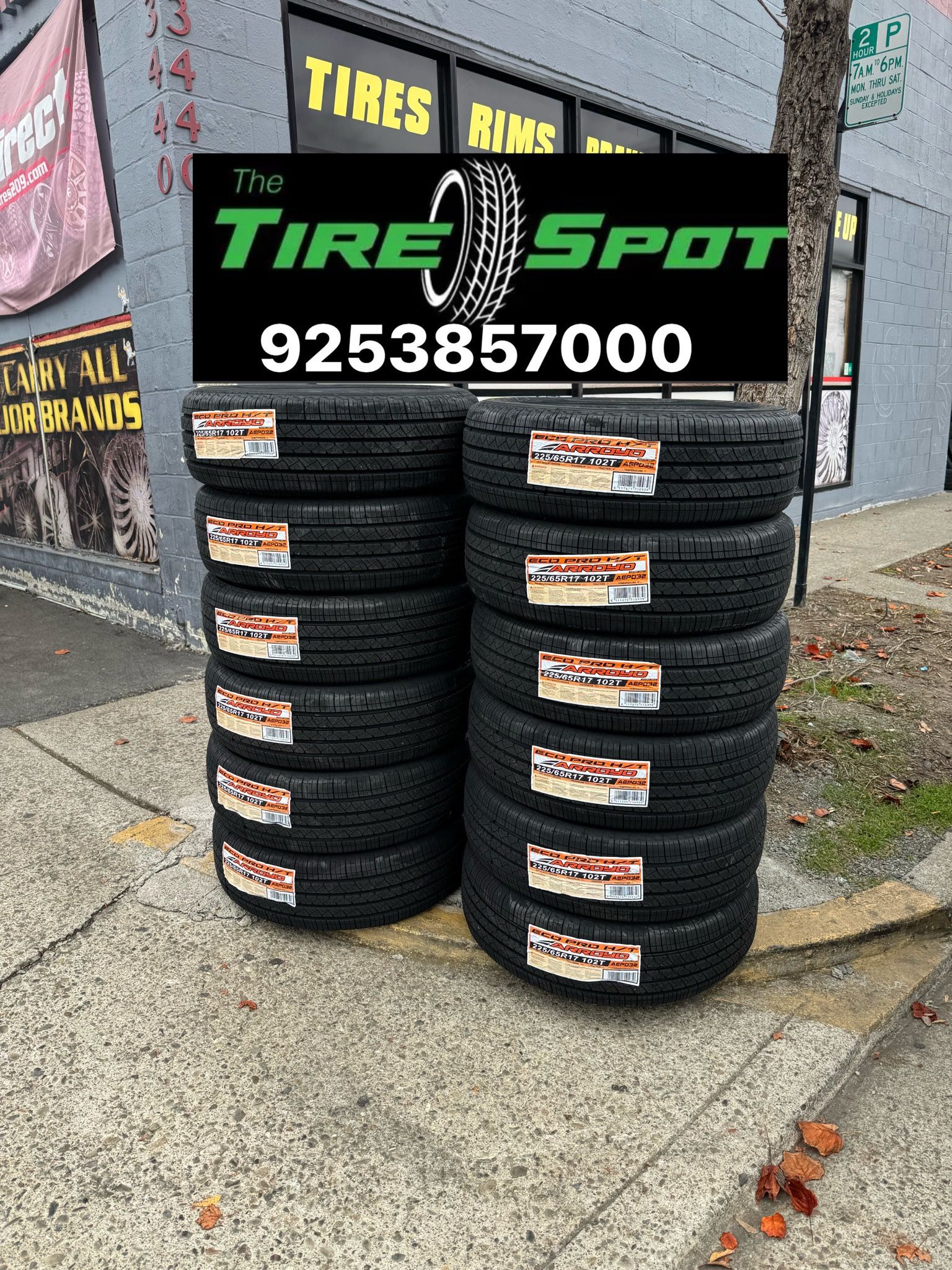 225-65-17 All Season Tires 65k Warranty 85$ Each
