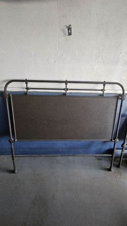 Vintage Cast Iron Queen Bed Frame