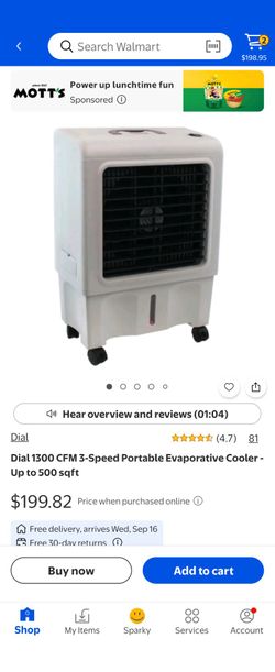 Dial swamp cooler