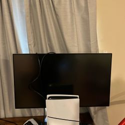 playstation and monitor 