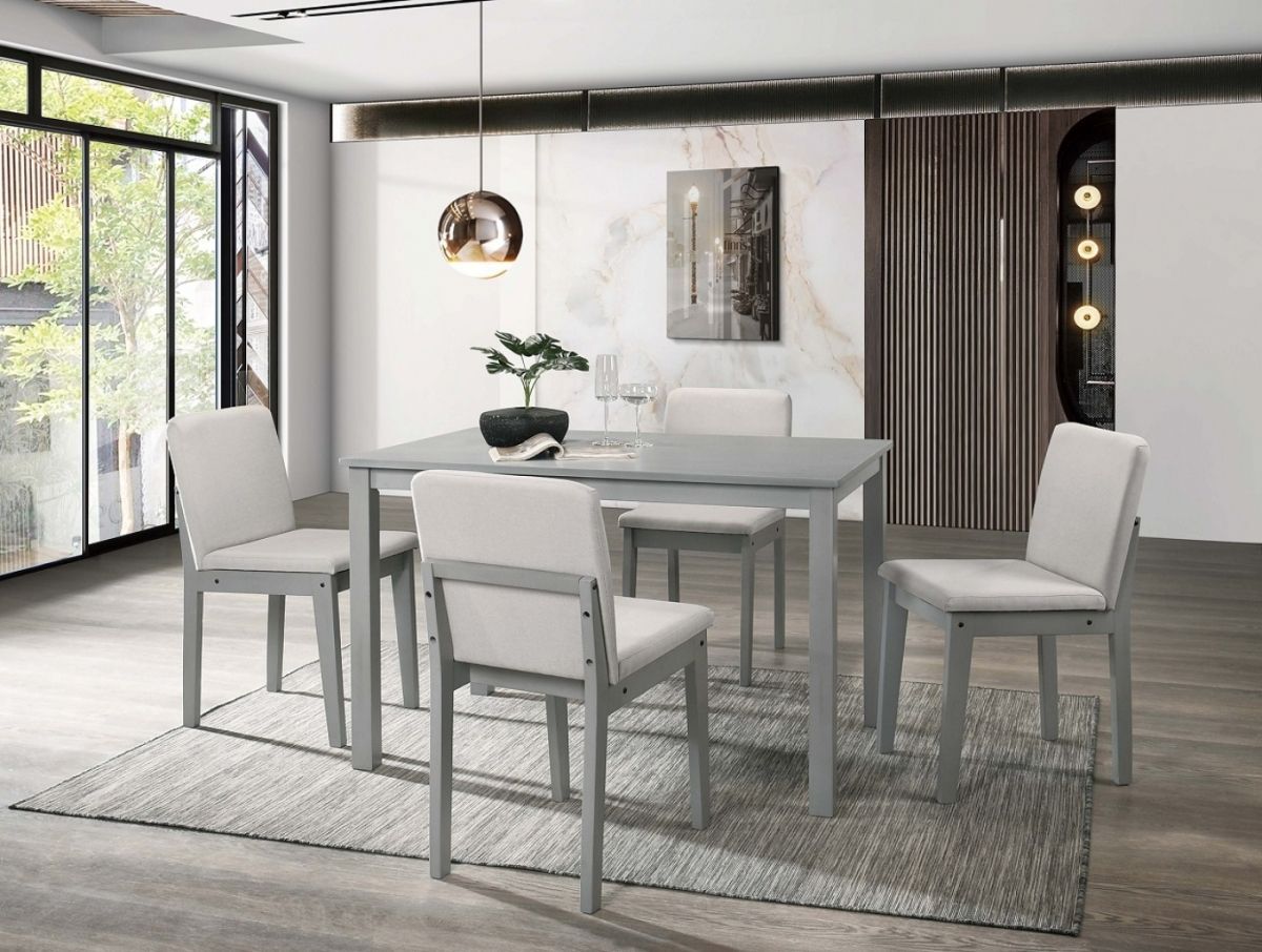 5 Piece Dining Set Table + 4 Chairs