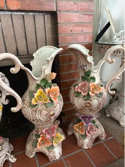 Vintage Ceramic Vase Pitcher