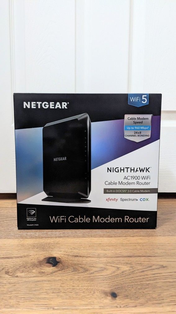 Netgear Nighthawk C7000v2 AC1900 Wifi Cable Modem Router